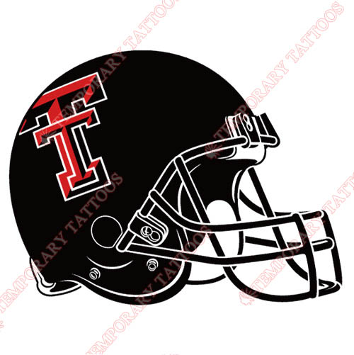 Texas Tech Red Raiders Customize Temporary Tattoos Stickers NO.6564